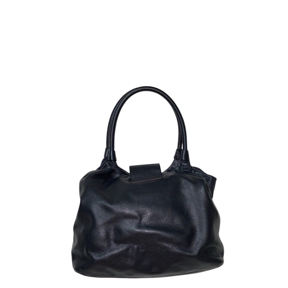 Kate Spade Stevie Black Leather Gathered Shoulder Bag Tote Purse EUC - Picture 4 of 11